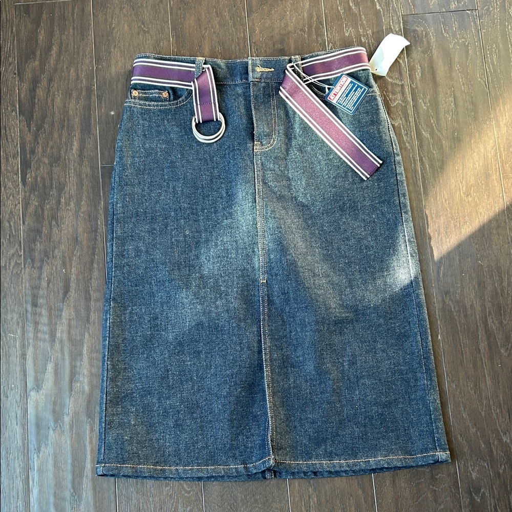 Gap denim midi skirt 2